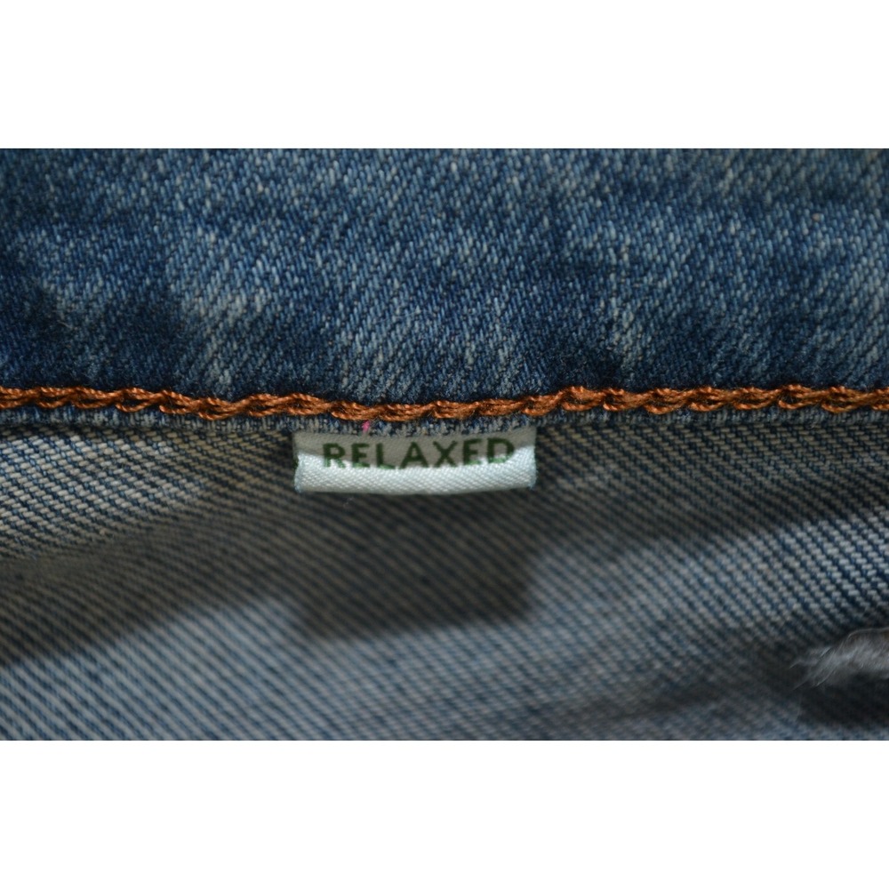 Tecovas Men 32x31 Premium Relaxed Jeans Blue Wash Straight Leg Denim (Tag 30x32) - Picture 11 of 16